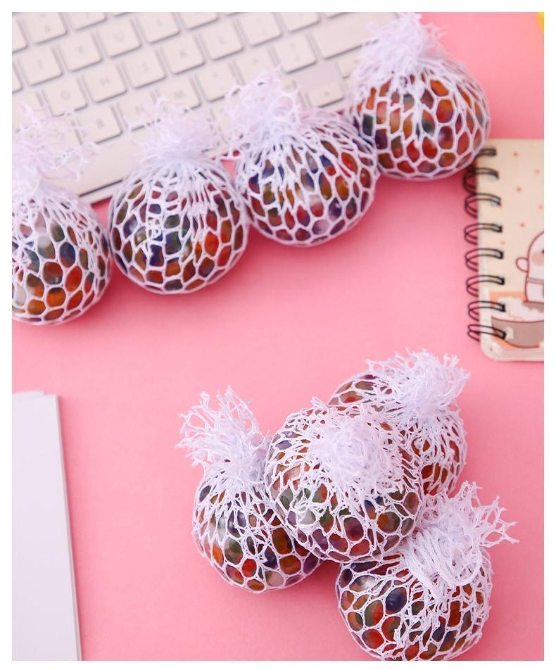 Stress Relief Grape Balls Squishy Balls, Squeezable Fidget Toys for Adults Kids Anxiety Relief, Large Size Stress Ball Gift for Boyfriend