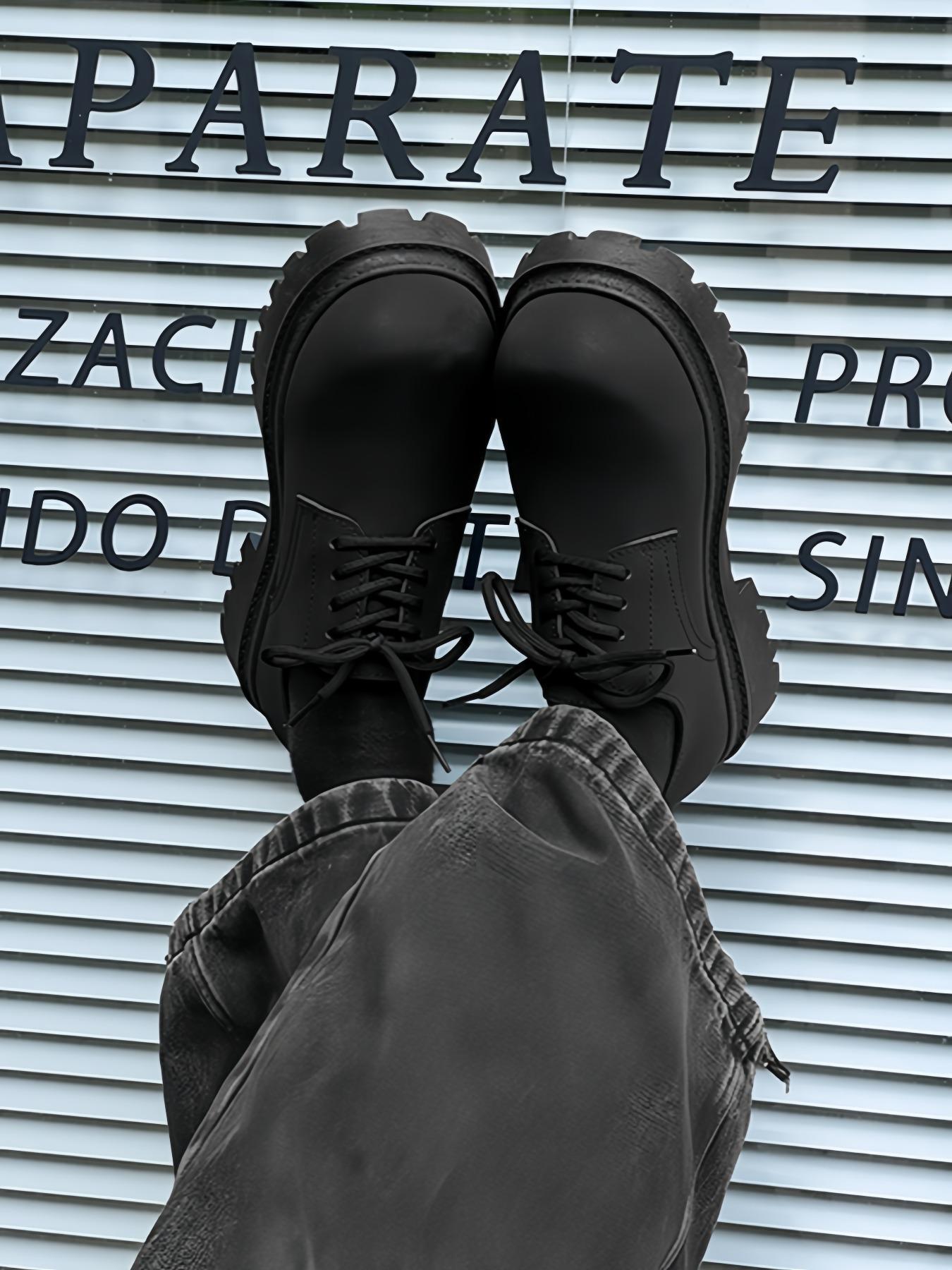 Men's Business Fashion Solid Color Lace Up Dress Shoes, Fashionable Comfortable Low Top Shoes for Daily Wear, Casual Versatile Shoes for Men, Boy, PU Leather Shoes