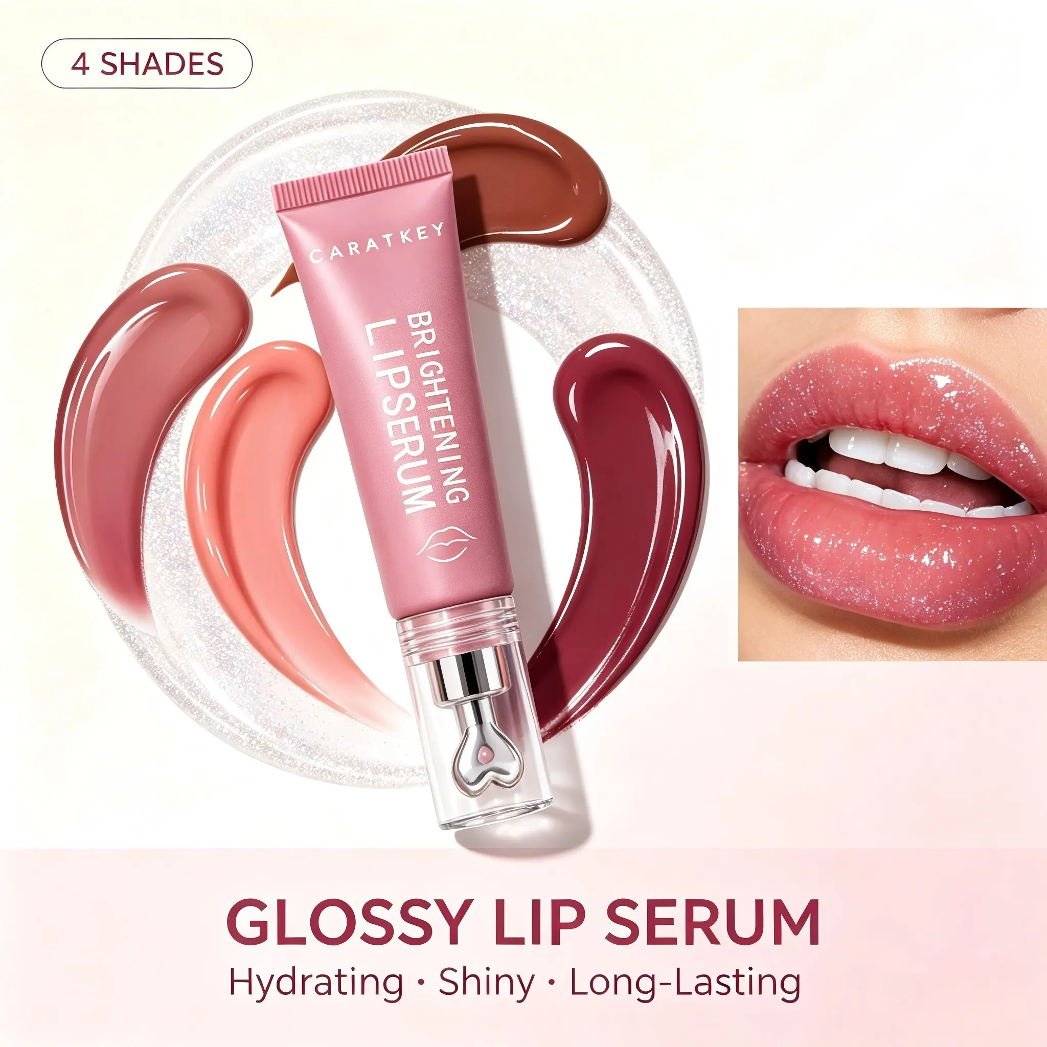 Hydrating & Volumizing Lip Gloss, Moisturizing Lip Lotion Essence, Long-Lasting Glossy Lip Balm, Juicy Plump Lip Tint, Daily Lip Care, Lip Plumper