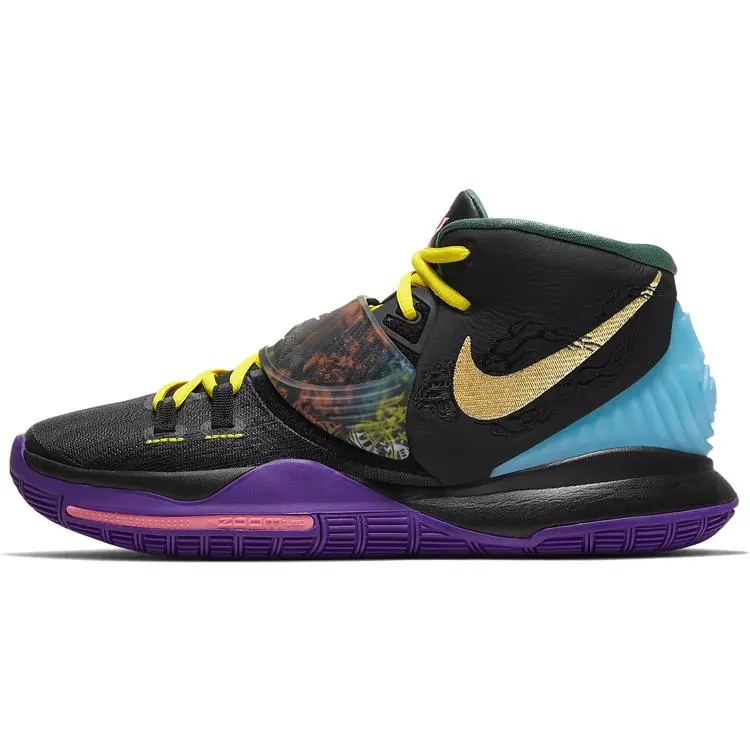 Nike Kyrie 6 CNY EP Mid-Top Basketball Shoes for Men and Women – Blue and Purple Verifiable, with credentials and supporting global authentication