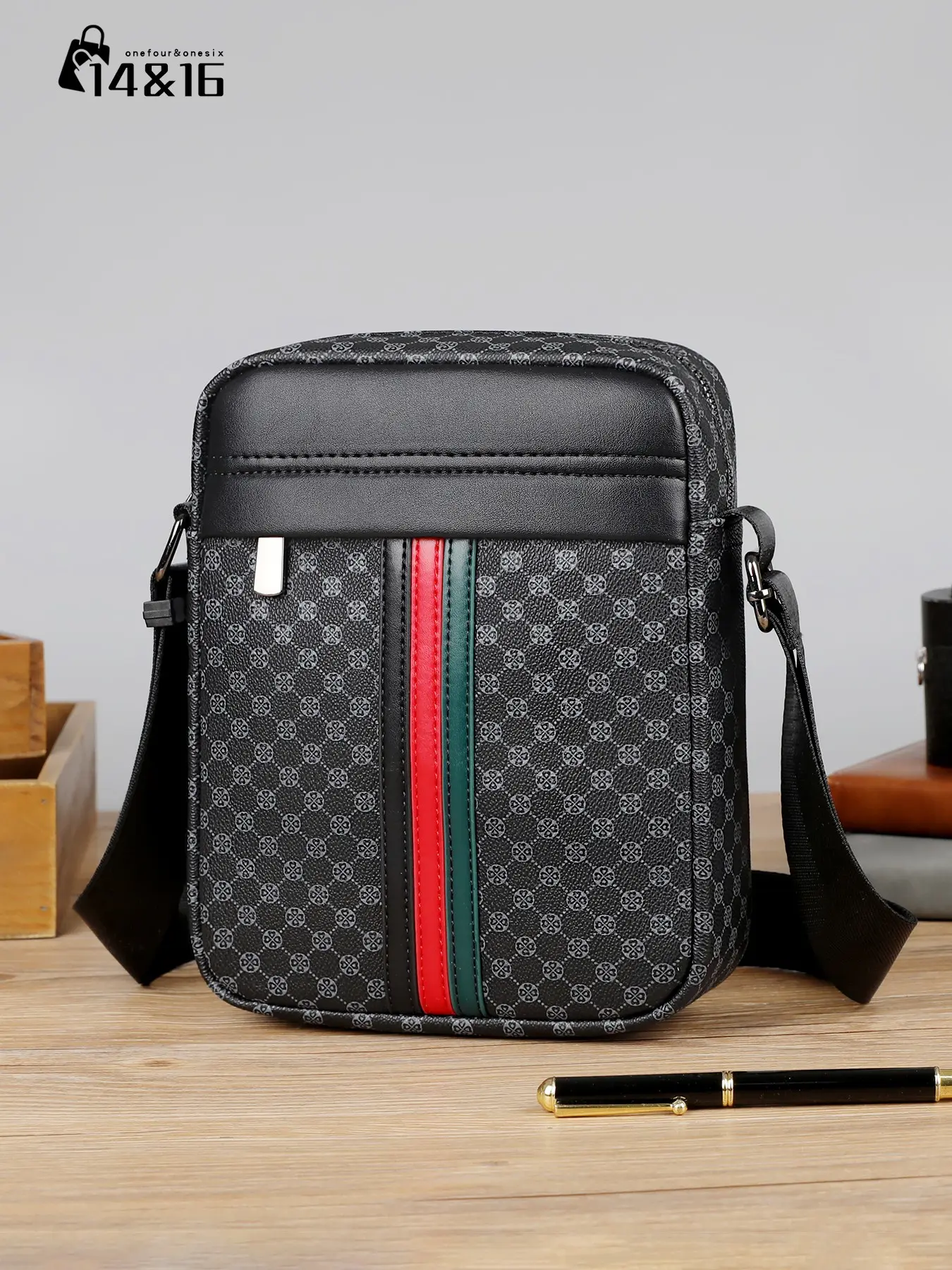 Men's Casual Large Capacity Messenger Bag, Unisex Nylon Crossbody Shoulder Bag, Perfect for Holidays and Travel, Ideal Gift for Men and Friends