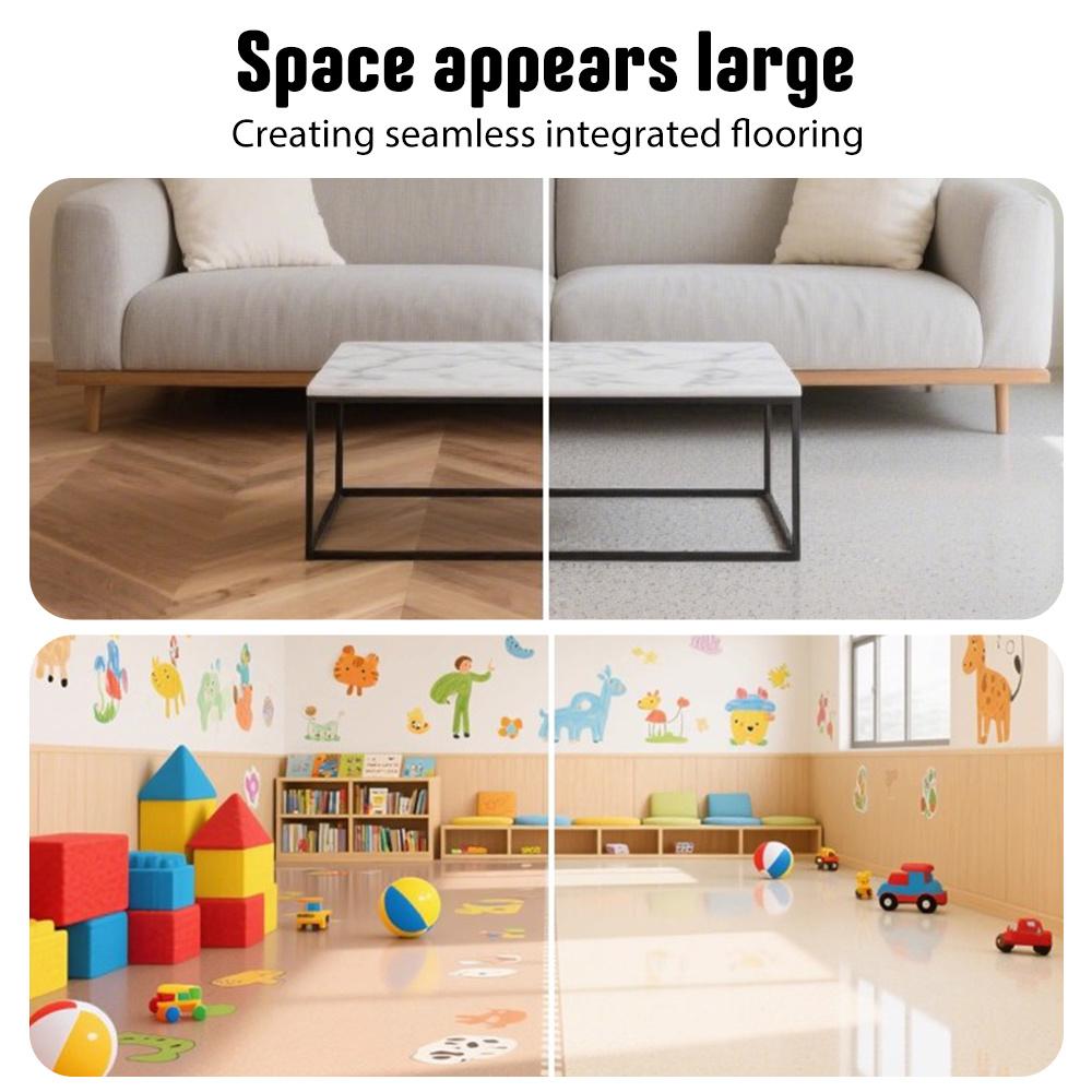 Beginner-friendly Epoxy Floor Paint waterproof with construction tools included. Easy and simple decoration