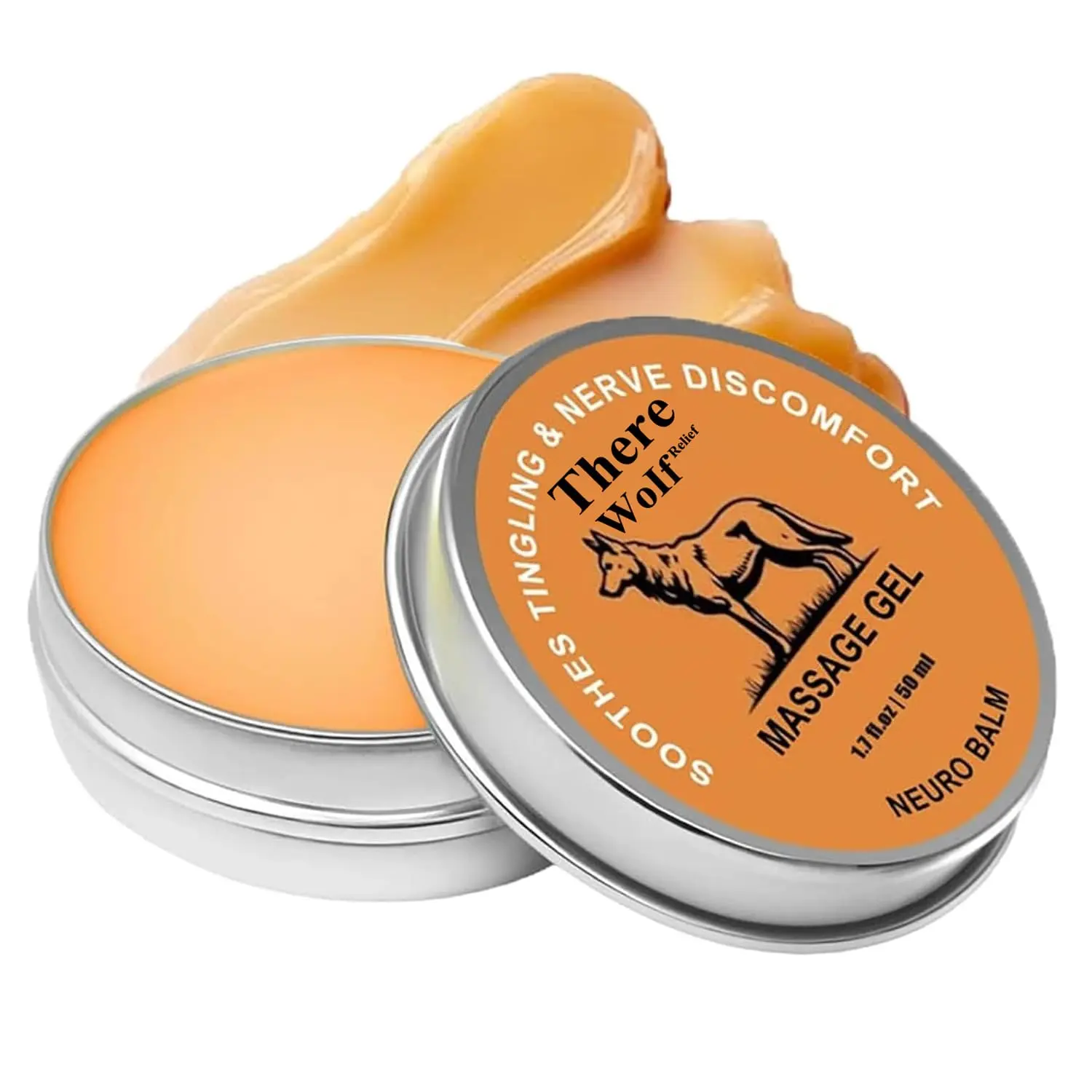 Official TheraWoIf Pain Relief balm, Joint Soothing Cream, Natural Herbal Body Cooling Soothing Body Cream with Magnesium, Arnica Oil, Camphor Blue, Chamomile & Menthol Extract