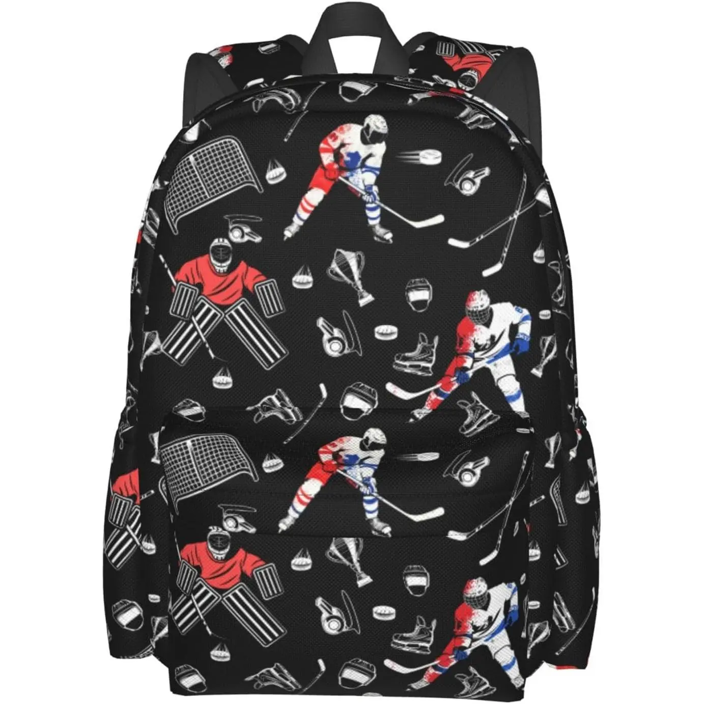 Hockey Backpack School Bag Lightweight Bookbag Laptop Travel Daypack For  Girls Boys Teens