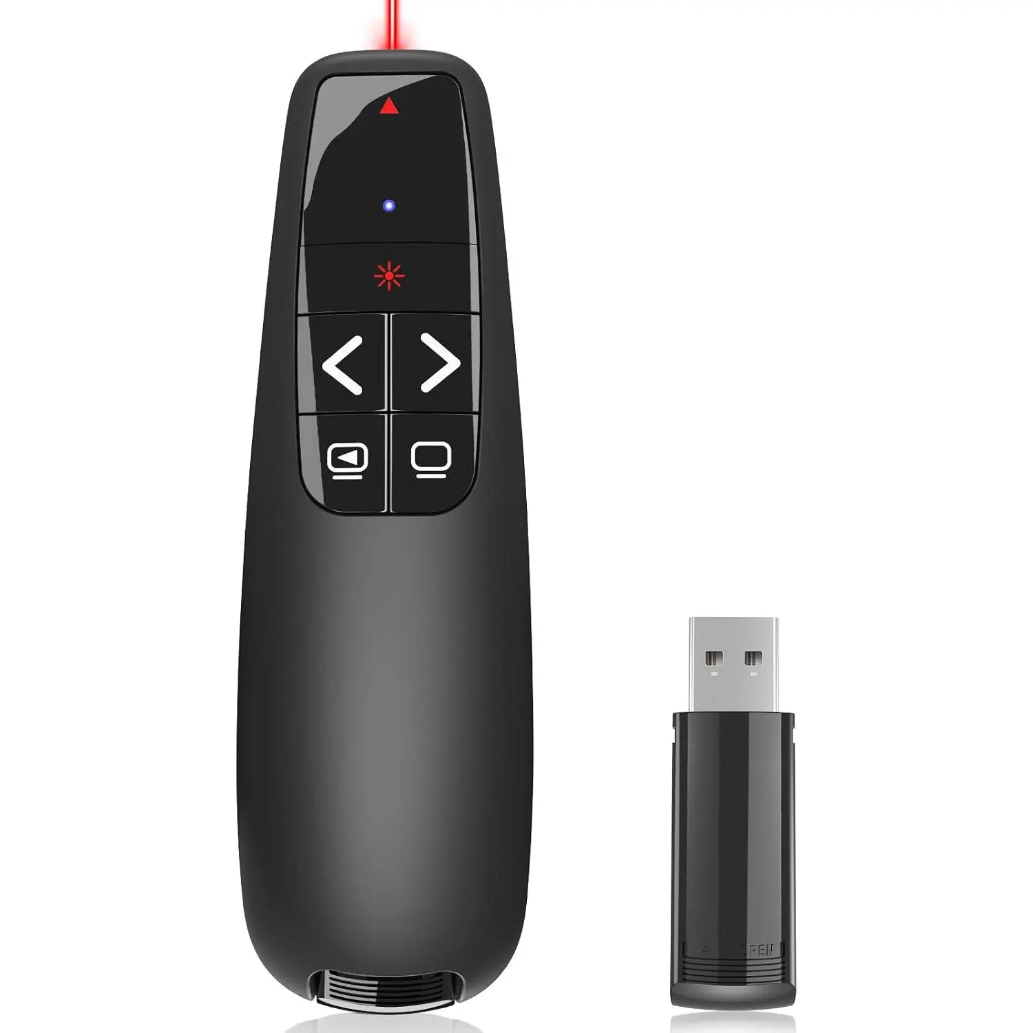 Presentation Clickers for PowerPoint, Clicker for Laptop Presentations Remote, USB  Presenter Remote, Power Point Remote Clicker for //PPT/ Slide Advancer