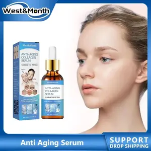 Wrin-kle Removal Serum Lightening Forehead Fine Lines Repair Tighten Lifting Nourishing Brightening Collagen Anti Ag-ing Essence