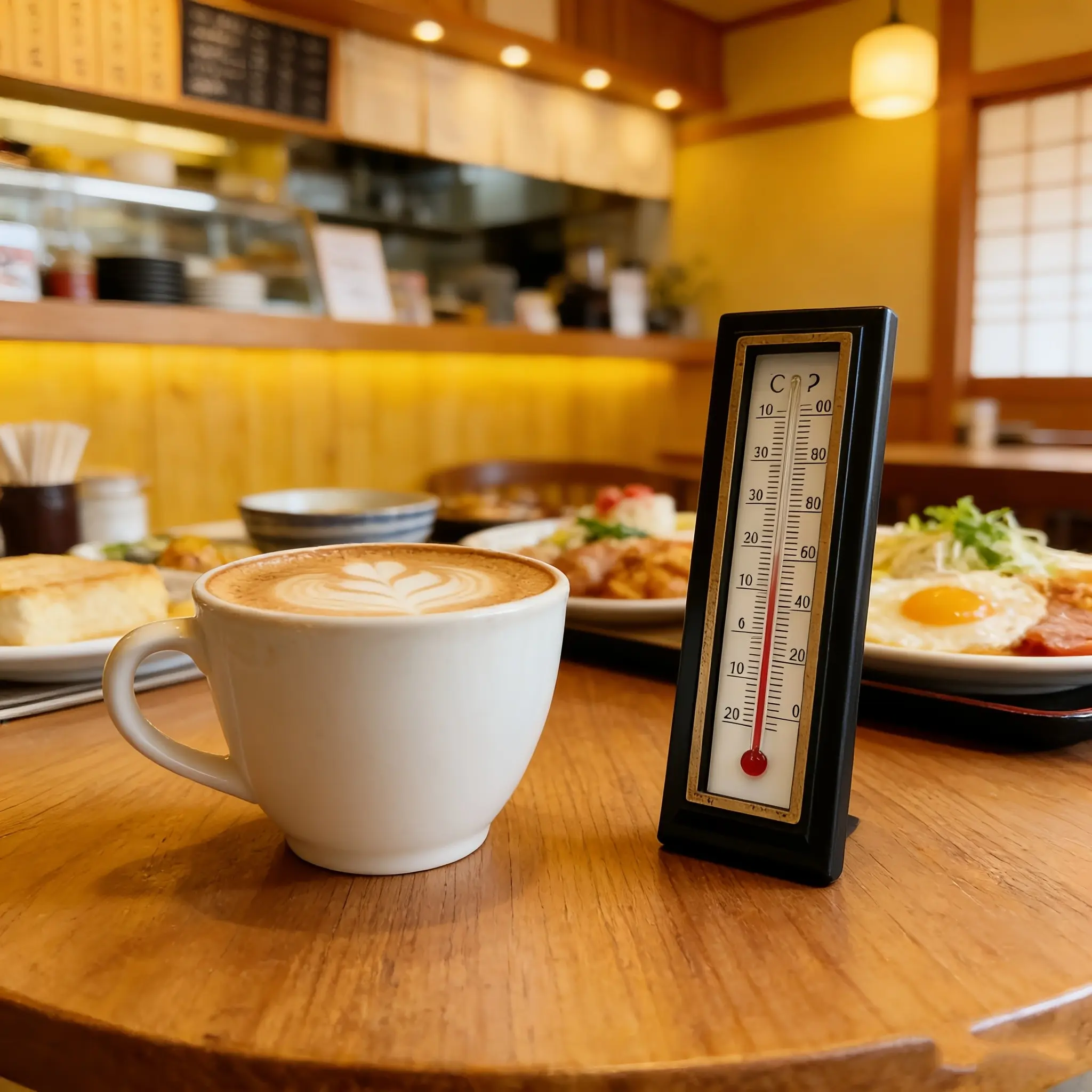 Vintage Frame Thermometer, Indoor Home Temperature Meter, Ideal for Kitchen Use, Durable Design, Easy-To-Read Display