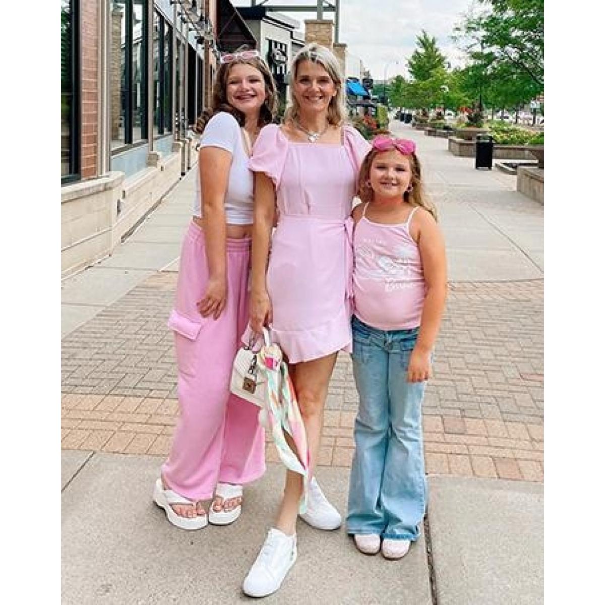 Women's Summer Square Neck Puff Sleeve Tie Short Dress