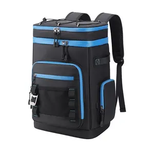 30L Waterproof Insulated Cooler Backpack, Unisex Leak-Proof Camping Bag, Ideal for Beach, Fishing, Picnics, Travel, Cooler Bags
