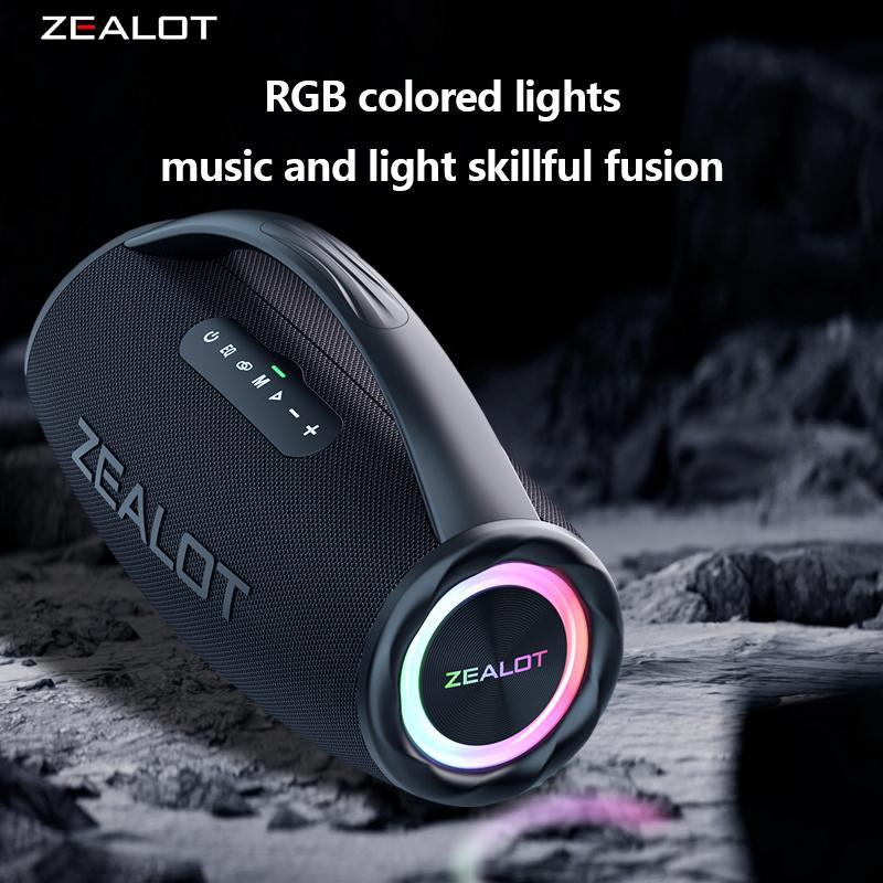 ZEALOT S97 Wireless Speaker, 80W Portable Subwoofer Wireless