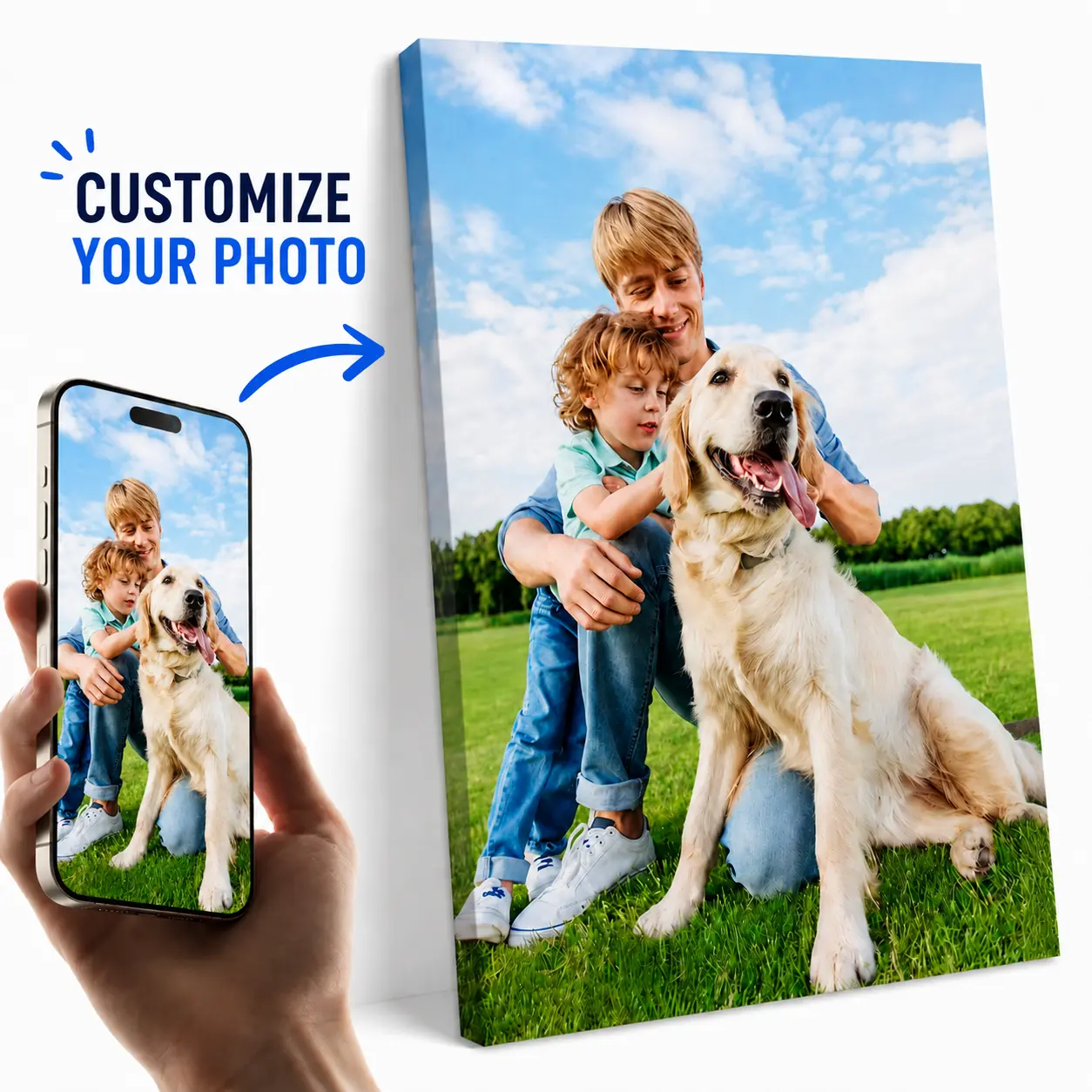 Custom Photo Canvas Painting Frame Personalized Wall Art Digital Printed Photos for Home Decoration Gifts and Souvenirs Easy Customization Transform Your Memories into Stunning Art