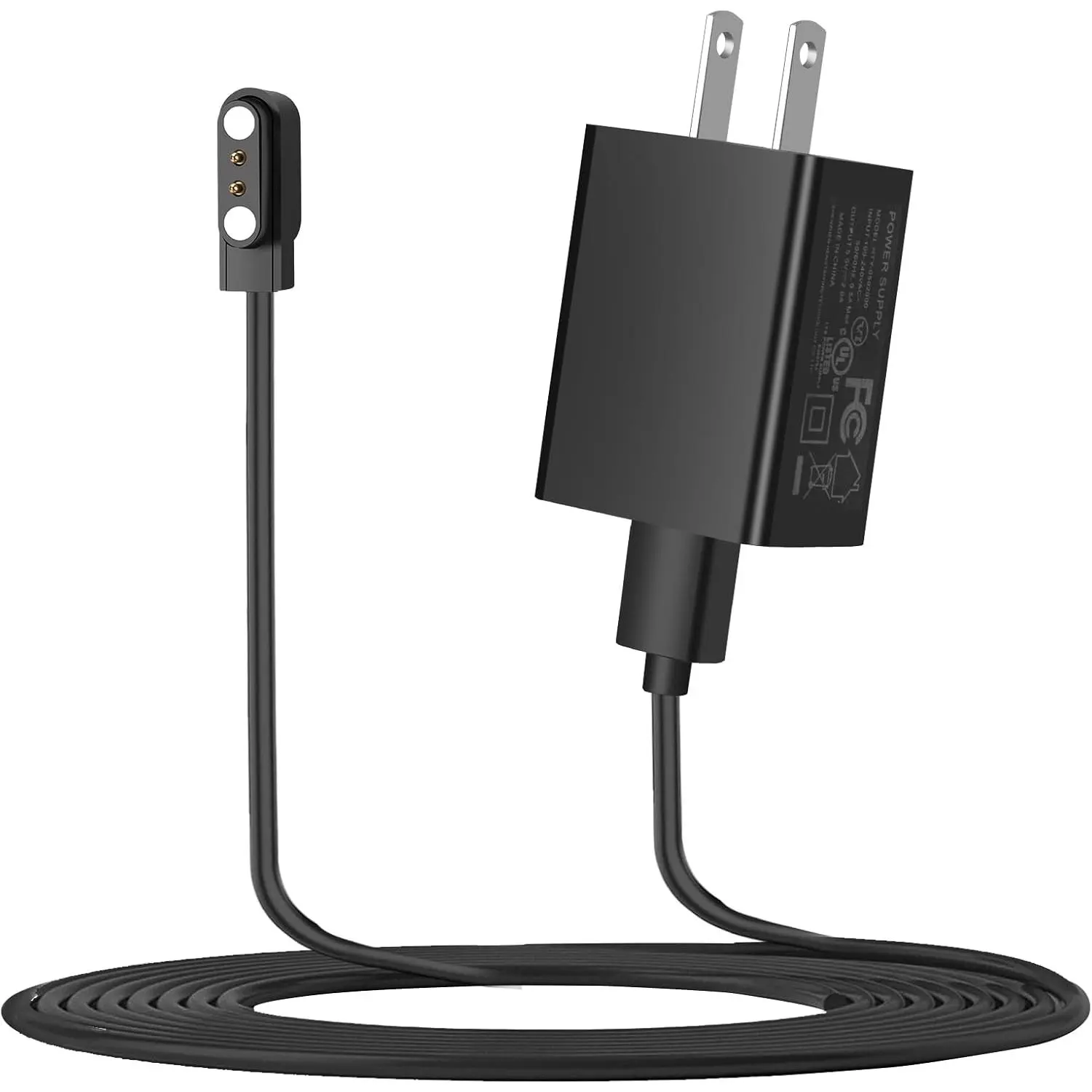 Magnetic USB Charger + Cable for Letsfit Willful YAMAY ID205 Series (ID205L, ID205U, ID205S), SW021, SW023, SW025, Umidigi Uwatch 3S, 3, 2, 2S, Urun Smartwatches - 1A DC Power, 3.3FT USB Type A Wearable Accessory