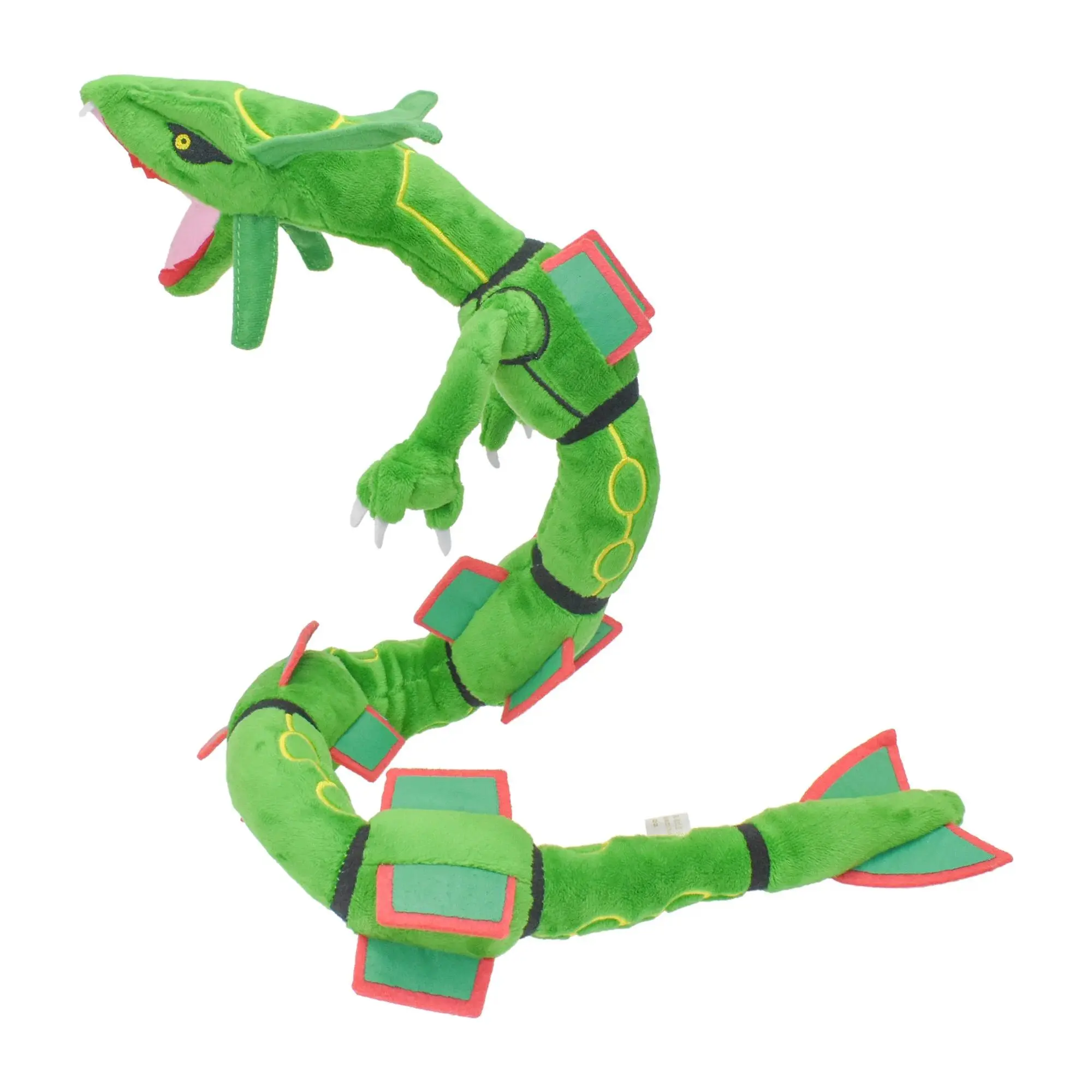 30-Inch Rayquaza Dragon Green Cotton & Polyester Fabric Soft Stuffed Plush Toy, Anime Collectible, Durable & Easy-Clean, Keeps in Shape, Kids' Gift (Toys & Hobbies Specialty DIY Supply)