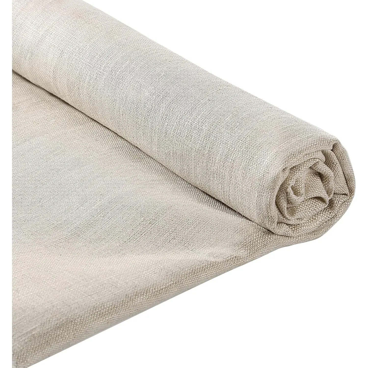 100% Natural Pure Linen Fabric 39x55 Inch, Solid Color for Dressmaking, Needlework, Skirts, Bags, Embroidery, Tablecloths, Garment CraftGift