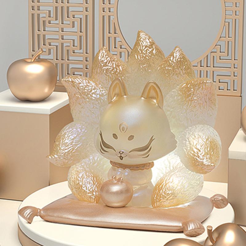 Ancient Nine Fox Design Blind Box, Blind Bag, 1 Box Random Cute Action Figure Mystery Box for Home Decor, Ideal Birthday Gifts