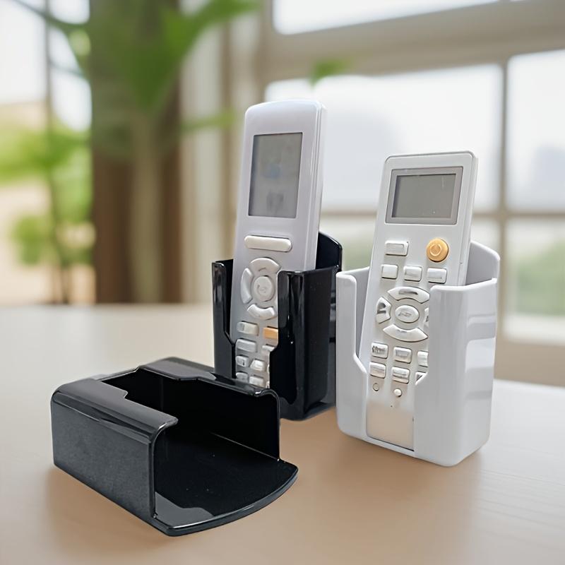 3pcs Wall-Mounted Remote Control Holder/TV and Air Conditioner Remote Storage Box/Durable Plastic/Wall-Mounted Desktop Phone Charging Stand/Space-Saving Storage Box/Multi-Functional Plastic Storage Rack Suitable for TV, Air Conditioner