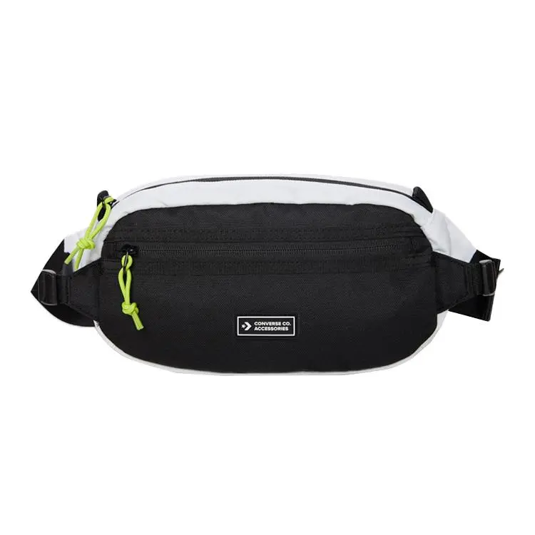Converse Transition Sling Bag – Unisex Casual Fabric Crossbody and Waist Bag in Black and White