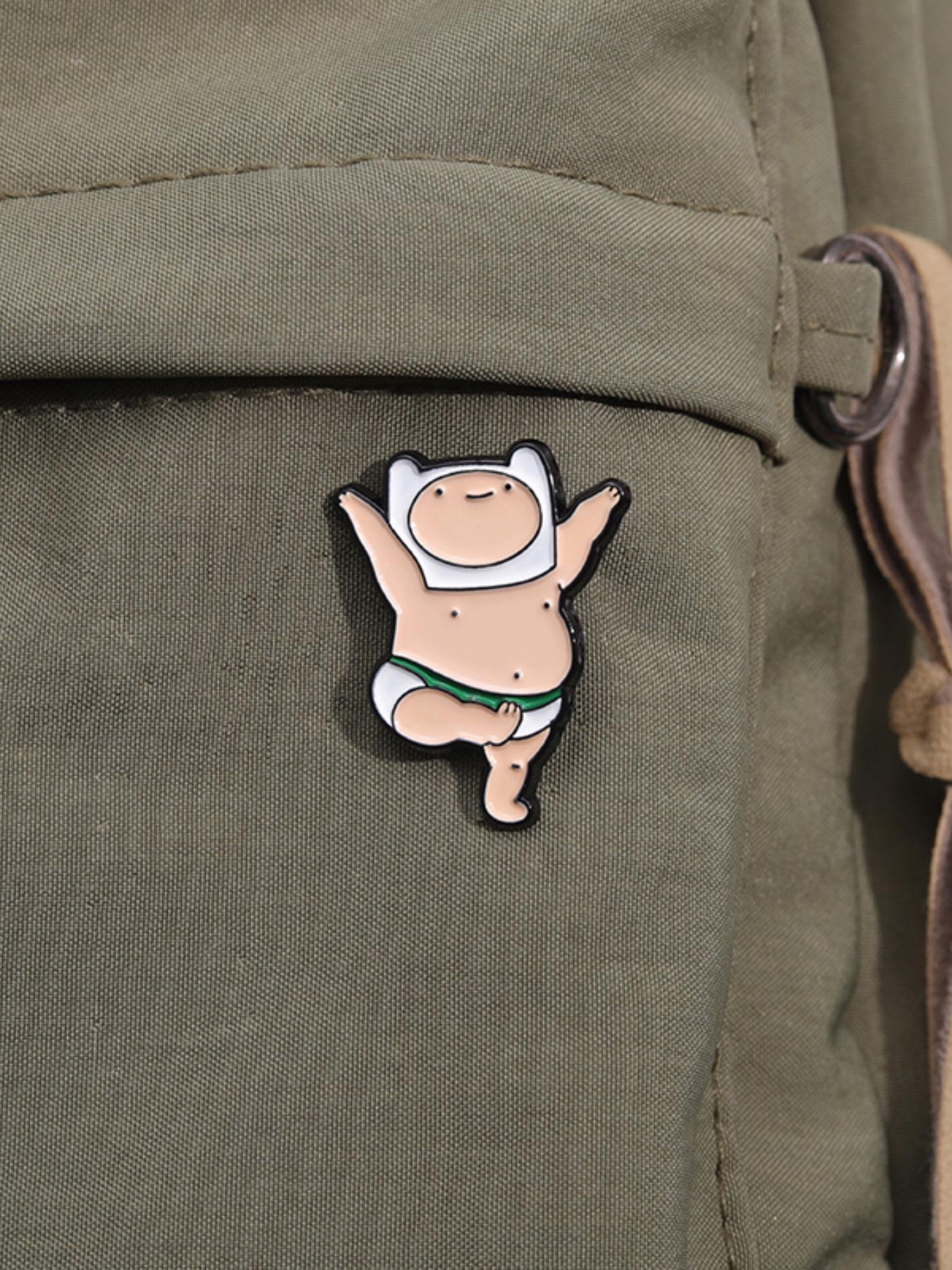 Cute Cartoon Design Brooch, Clip, Durable Metal Pins, Fashion Alloy Badge for Daily Clothing Decor, Summer 2024 Clothes Accessories for Men & Women, Fashion Accessory