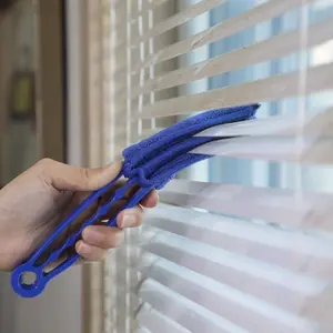 Reusable Microfiber Blind Cleaner Brush, Washable Non-Shedding, Multi-Functional, Suitable for Blinds/air Vents, Reusable After Rinsing