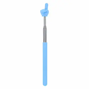 Retractable Teaching Pointer, Telescopic Hand Pointer for Teachers and Students with Stainless Steel Material, Finger Reading Stick for Classroom and Home Use, Classroom Supplies