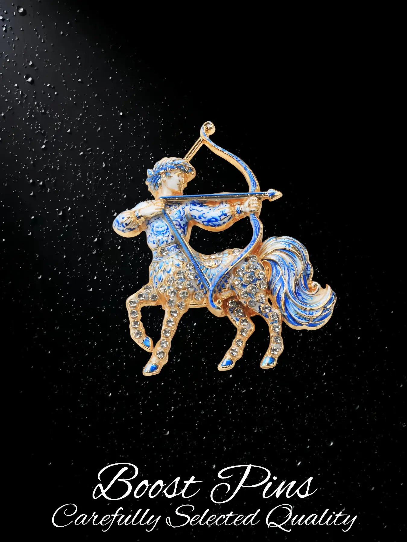 Sagittarius Brooch Centaur Archer Zodiac Corsage Pin Mythology Inspired Novelty Glam Statement Fashion Clothing Jewelry For Ladies Overcoat Shawl Party Anniversary Daily Formal Occasion Gift