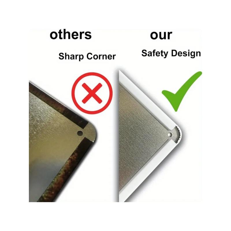 【20*30cm/8*12inch】2D Flat, 1pc Welcome Sign with Neon Lights - 8x12 Inch Iron Metal Wall Hanging Plaque, Classic Open Welcome Signage Suitable for Home,, Office, Shop & Restaurant Decor - Easy Installation & Maintenance, 2D Flat