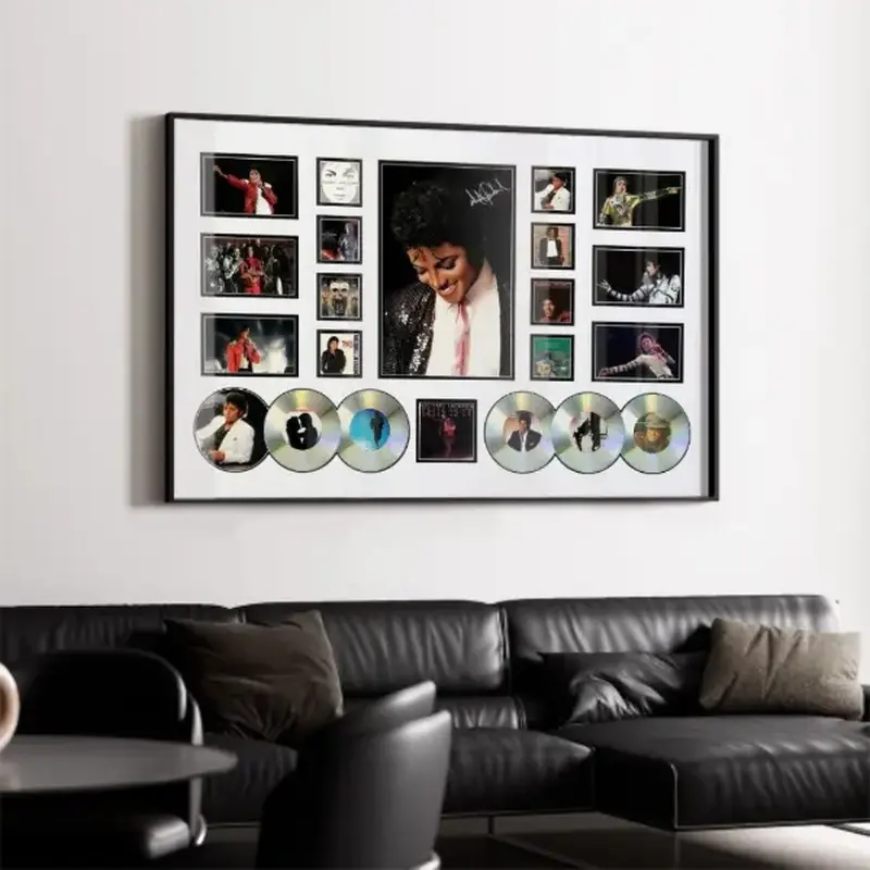 Signed Decor Edition Memorabilia Poster - Iconic Performer Tribute Wall Art - Limited-Edition Music Print - Premium Home Gallery, Bedroom Decor, Room Decorations