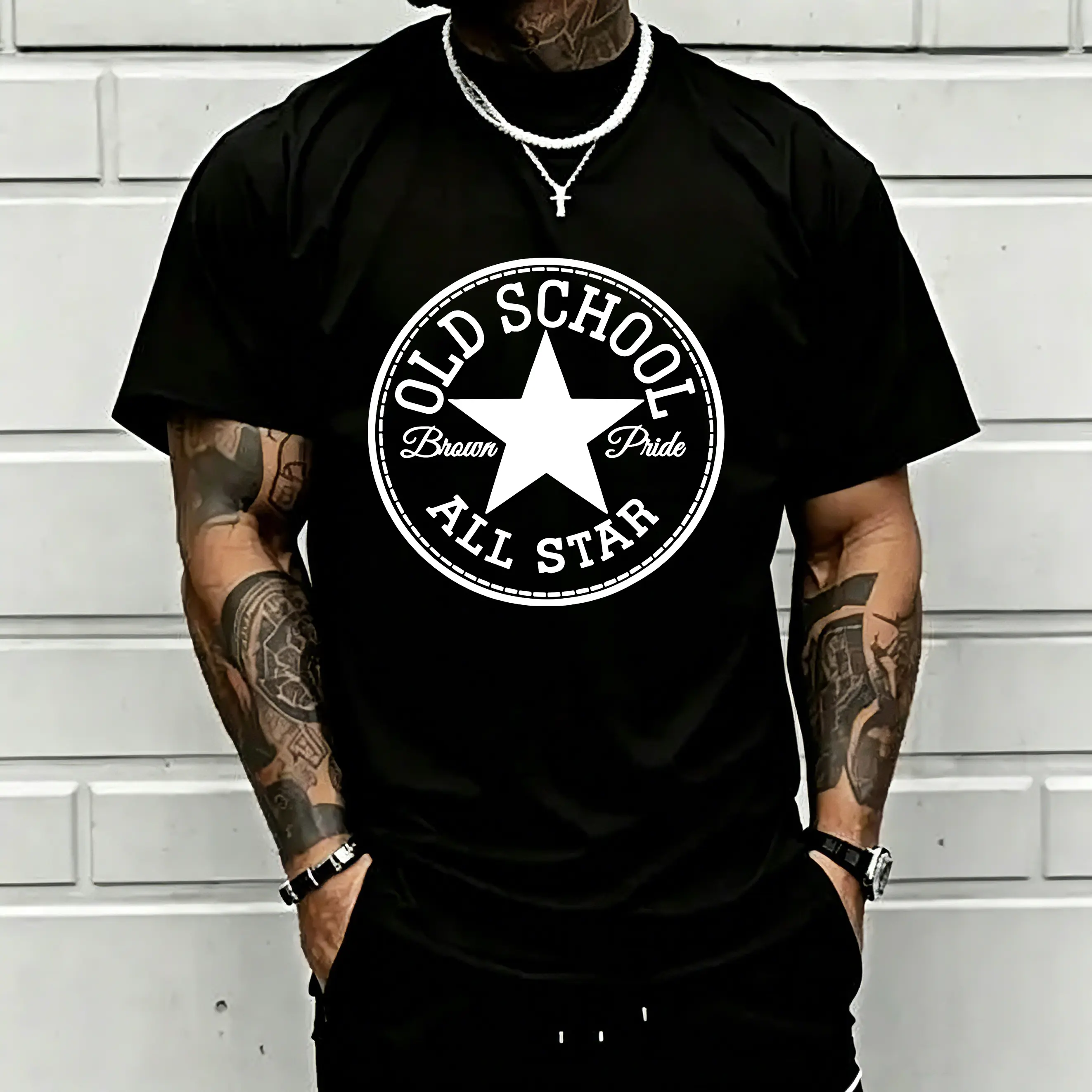 Classic Unisex T-Shirt in 100% Cotton, Casual Regular Fit Crew Neck Top, Soft Breathable Fabric for Everyday and Outdoor Wear, Men's T Shirts