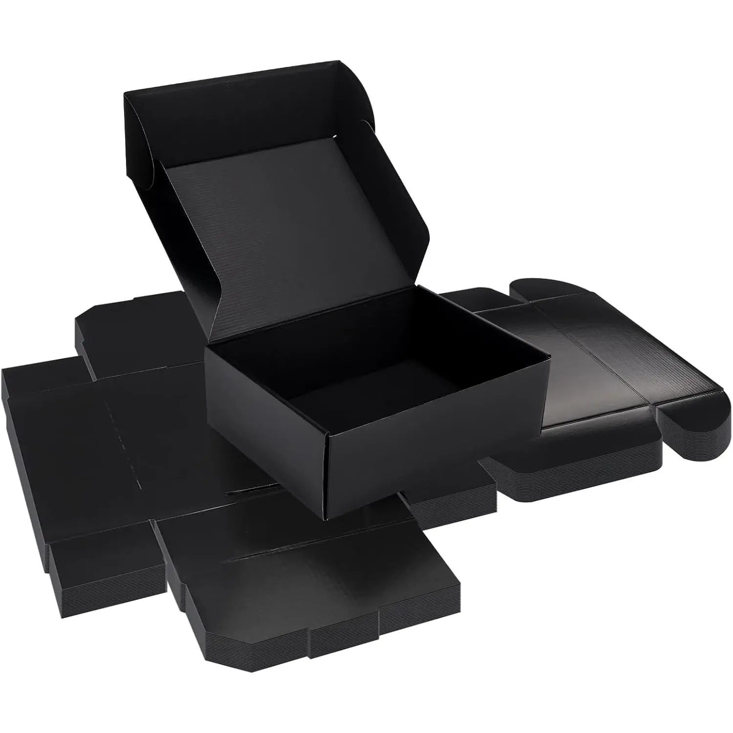 12x9x4 Black Shipping Boxes 20 Pack, Large Cardboard Mailer Boxes for Small Business Shipping Packaging