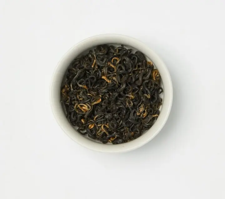 Solunãe English Breakfast Tea - Organic Keemun Black Tea from Qimen Region - Rich Full-bodied Infusion with Cocoa & Dried Fruit Notes