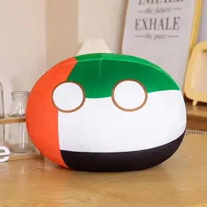 53 Styles 10cm Country Ball Plush Toys Polandball Pendant Country Flag Balls Gifts for Kids Argentina Countryball Stuffed Doll