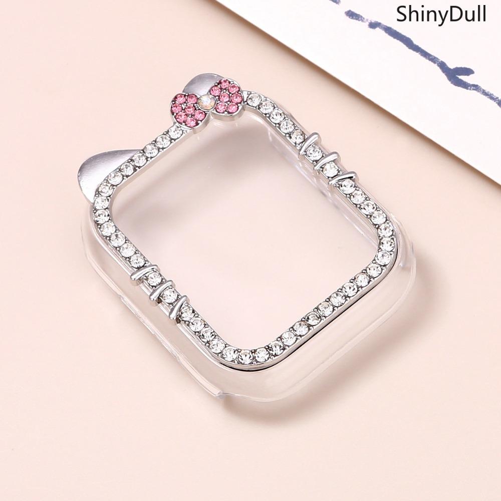 Cartoon Rhinestone Apple Watch Case – Protective Cover with Sparkly Design, Fits 38–49mm, Compatible with Series 1–11, SE, Ultra / Ultra 2, Cute Jewelry Stylh Series 11/10/9/8/7/6/5/4/3/2/1/se and sizes., Compatible with 40mm/41mm/42mm/44mm/45mm/46mm/49mm