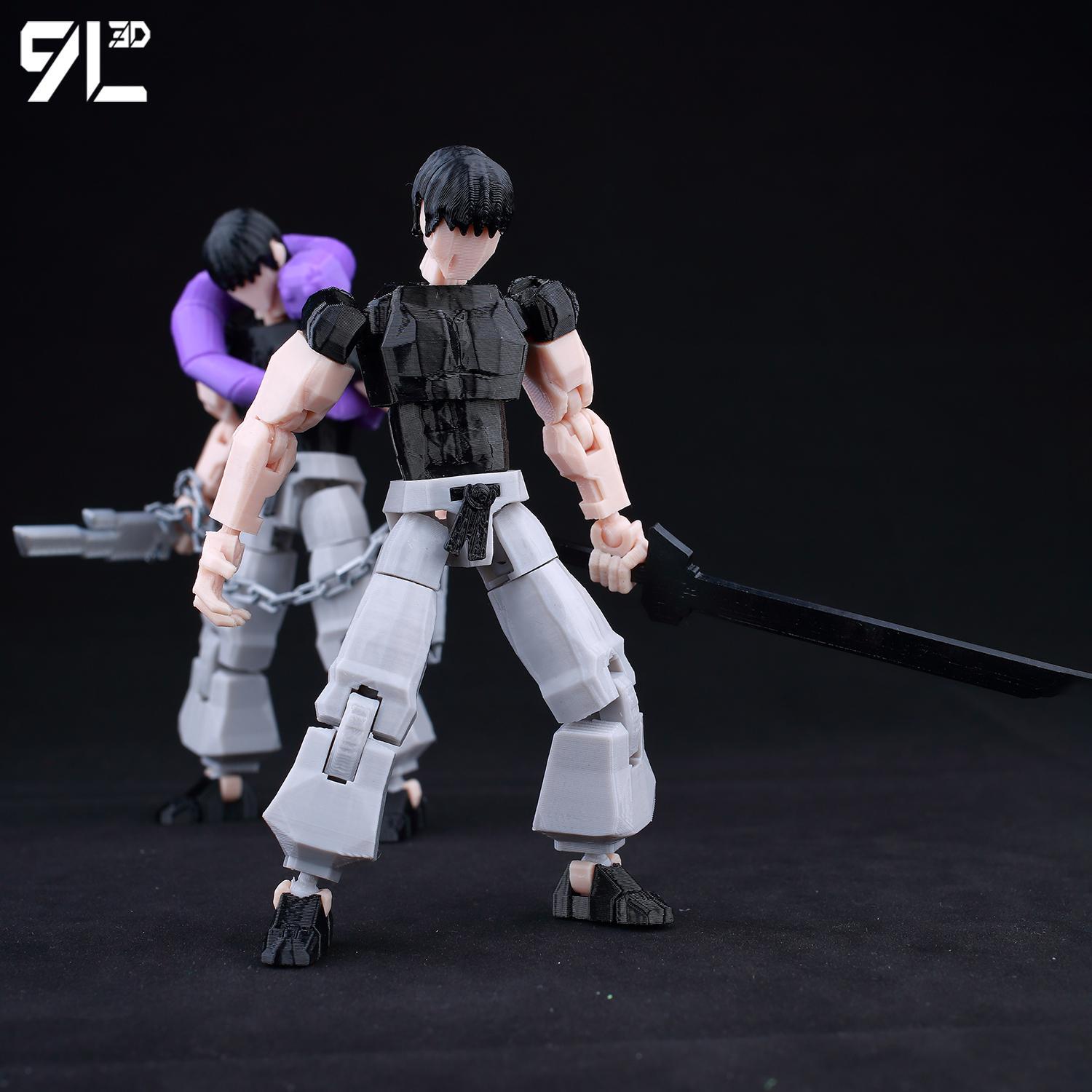 9L3D Articulated Poseable Figure Lucky Dummy13 Toji Fushiguro Jujutsu Kaisen Inverted Spear Of Heaven Soul Liberation Blade Toys 9L3D Articulated Poseable Figure Lucky Dummy13 Toji Fushiguro Jujutsu Kaisen Inverted Spear Of Heaven Soul Liberation Blade Toys