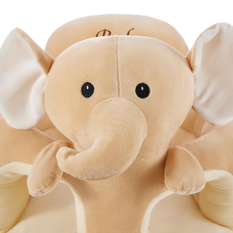 Baby Sitting Chair Cute Elephant Infant Lounger Floor Seat Baby Learning to Sit Chair for 4 Months & Up