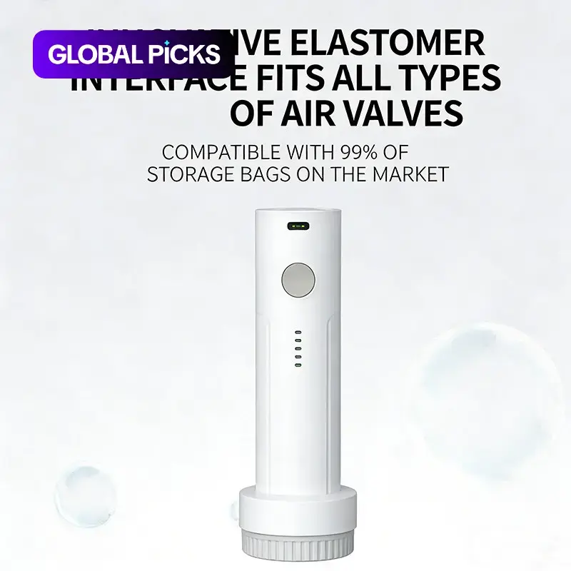 Wireless Electric Vacuum Pump for Storage Bags, Portable USB Rechargeable Sealing & Compression Bag Pump, Travel Organizer Vacuum Pump, Portable Vacuum Sealer for Travel