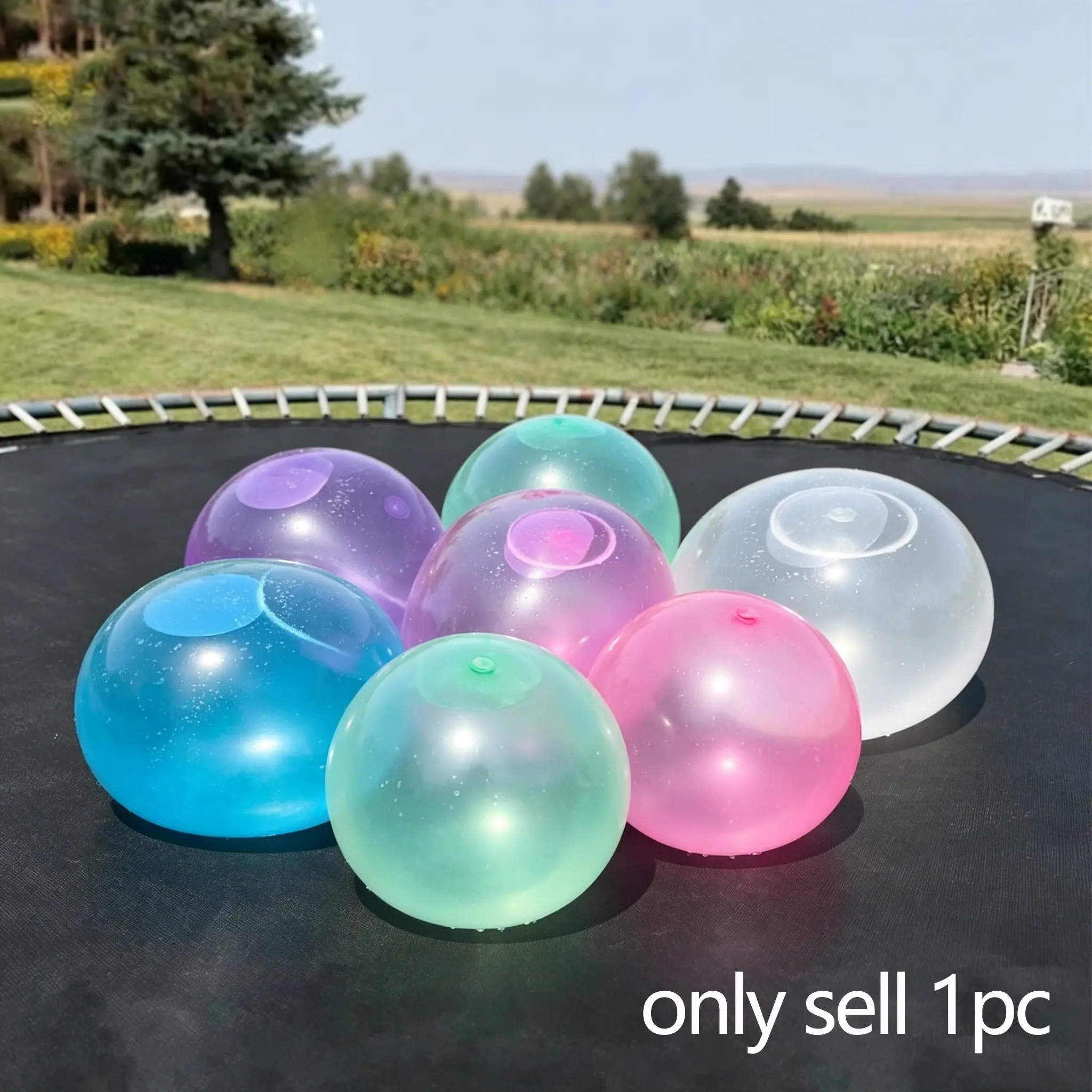 Unbreakable Inflatable Balloon, Water Ball, Soft Gel, Large Light Elastic Air Balloon, Super Big Beach Pool Indoor Balloon, Water Ball, Water Balloons