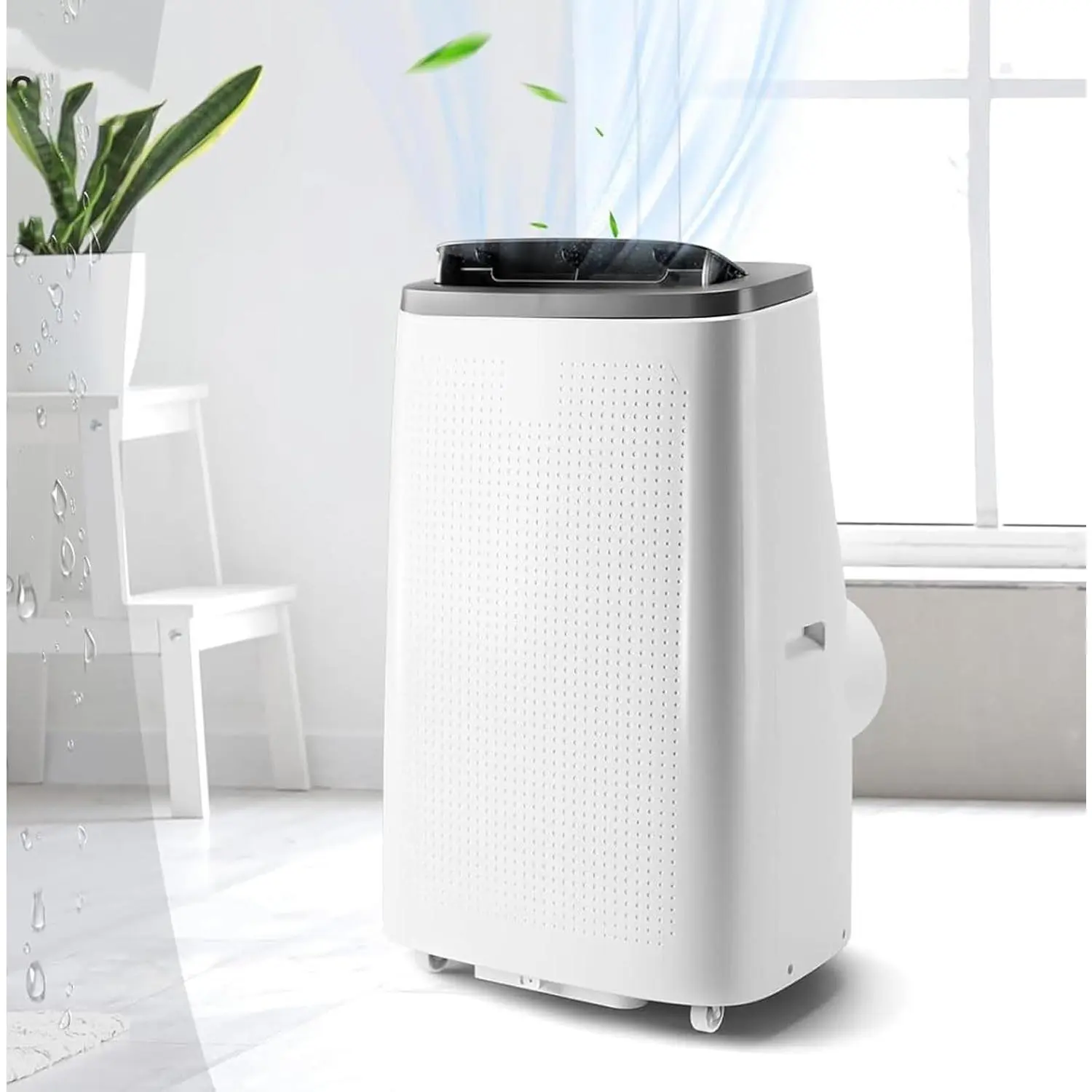 GARVEE 14K BTU Portable Air Conditioner, Fast Cooling for room to 750 Sq.Ft