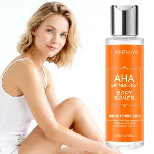 LANEMAY AHA Resurfacing & Brightening Toner – 2% Niacinamide + Salmon DNA Hydrating Formula | Evens Skin Tone, Smooths Texture, Firms & Lifts | 100ml | Suitable for All Skin Types
