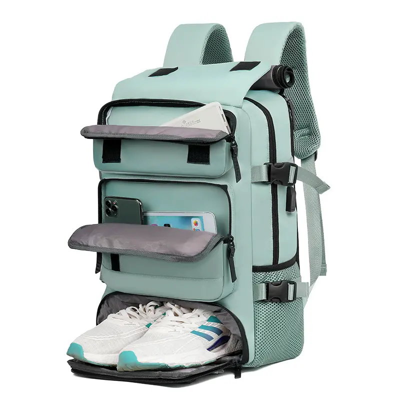 Cozy Travel Backpack for Women Men Large 36 55L Lightweight Oxford Wet Dry Separation Breathable Air Cushion Straps Casual Outdoor Sports Hand Carry Crossbody Bag Unisex Everyday Essential,back to school,back to school haul