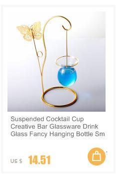 Creative Glass Cup Upside Down Martini Cocktail Glasses Restaurant Cuisine Sashimi Dry Ice Container Leisure Bar Cold Drink Cup