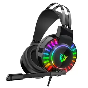 New Headset Gaming Earphone, Over-Ear Noise-Canceling Computer Game Headphones with Mic, 7.1 Surround Sound, Durable Design, Gaming Headsets, Gaming PC Accessories