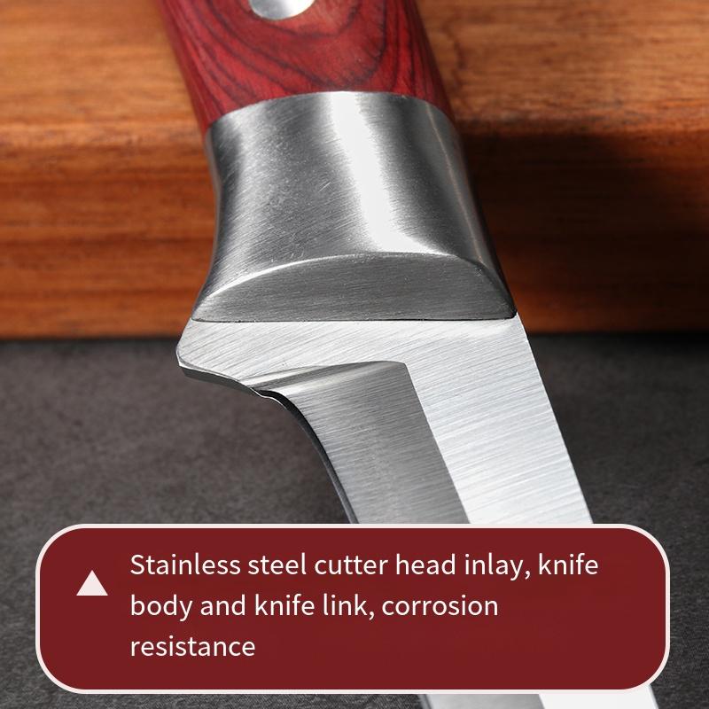 Stainless Steel Kitchen Knives for Cutting and Peeling, Boning Knives, Meat Cleavers, Utility Slicing and Peeling Knives