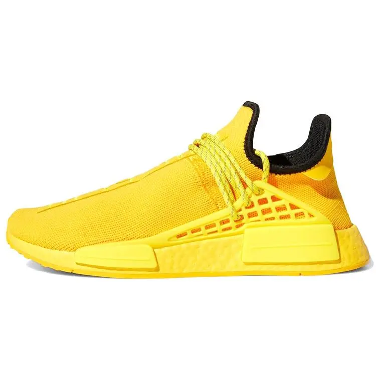 Pharrell Williams x adidas Originals NMD Hu Knit Sneakers for Men and Women – Comfortable, Cushioned, Non-Slip, Low-Top Lifestyle Shoes Verifiable, with credentials and supporting global authentication