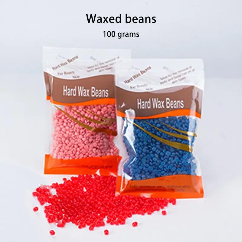 Spanish Wax Beads Depilatory Wax for Hair Removal, Body Waxing, Rose and Lavender Scented, Gentle Aloe Formula, Paperless Wax, Flawless Smooth Skin, 100g