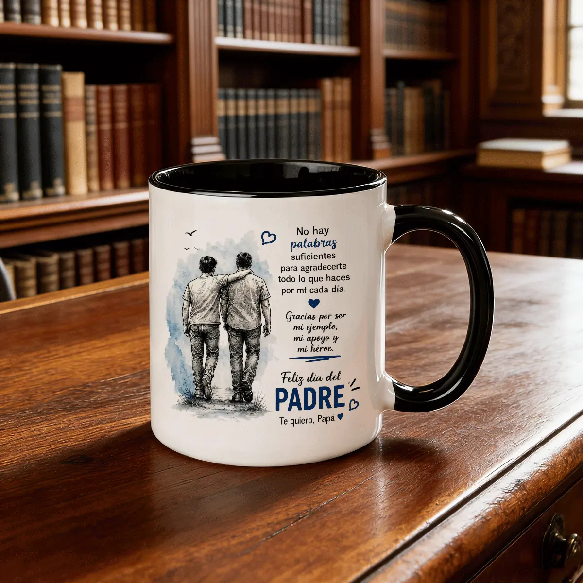 Taza Personalizada para Papá 11 oz – Regalo Día del Padre, Coffee Mug Personalizado