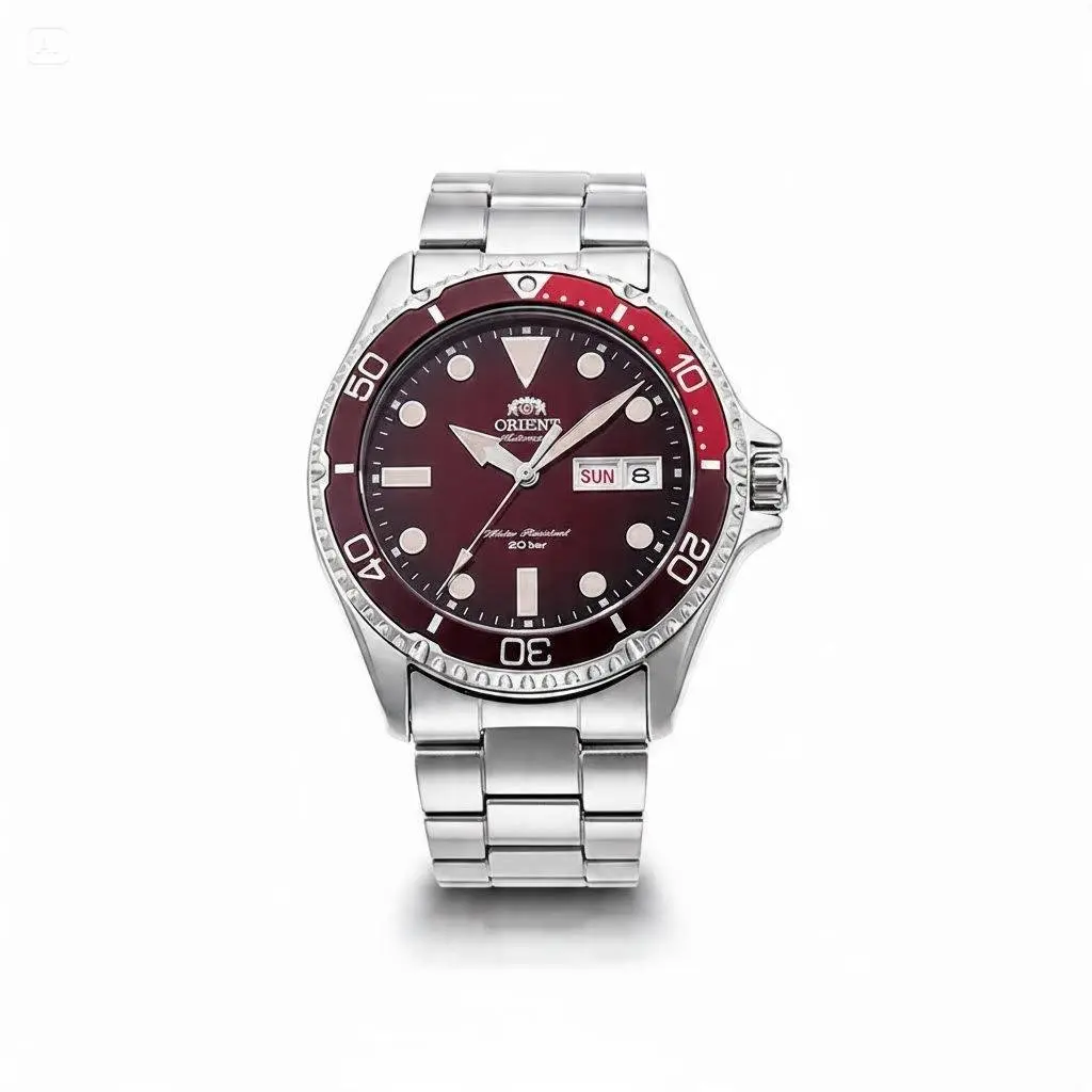 Kamasu Men's Automatic Diver Watch - Matte Black Dial, Black Unidirectional Rotating Bezel, Timeless Sporty Aesthetics, Japanese Mechanical Movement