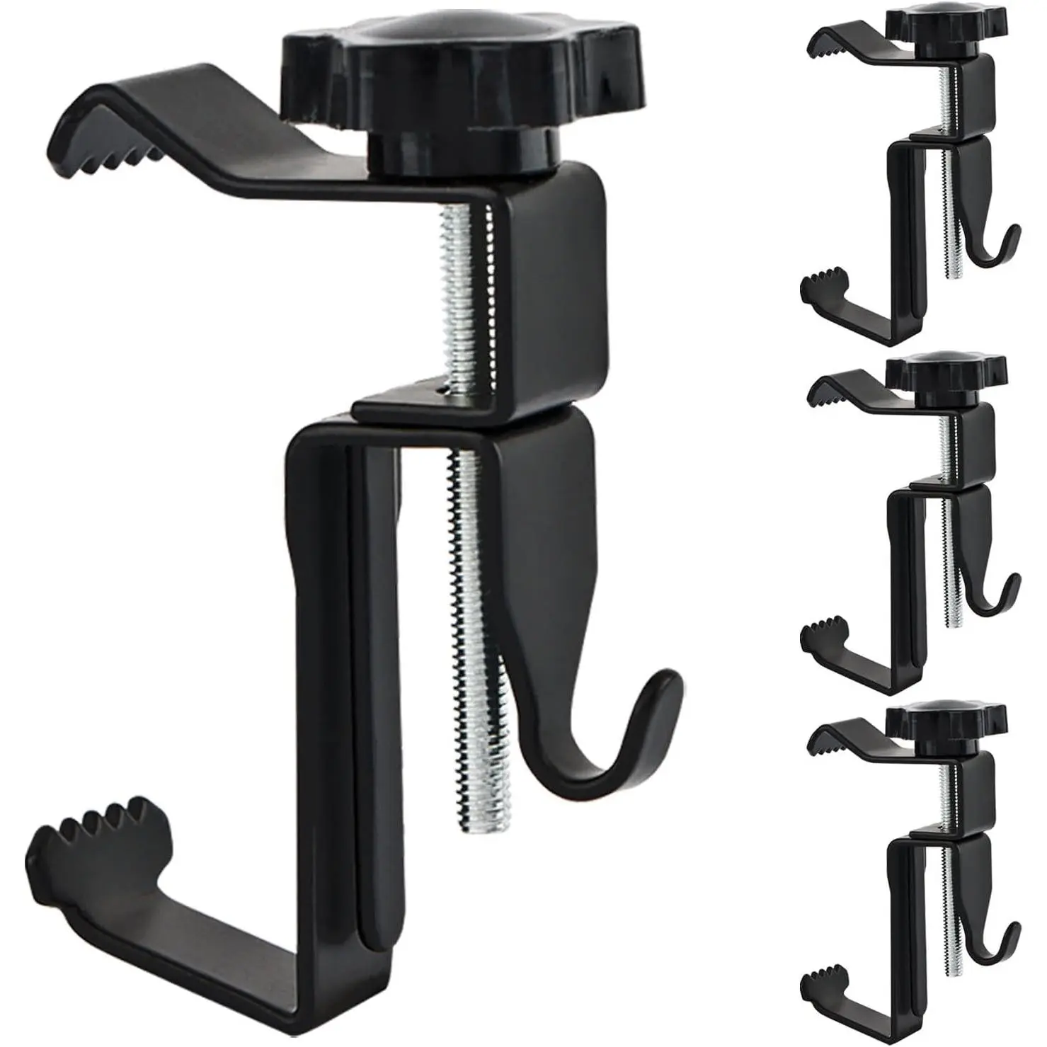 4Pcs Brick Hanger Brick Wall Clips,Stainless Steel Bricks Hooks Clamps,Heavy Duty Bricks Clips for Walls Hanging 1.77-3.14 in Adjustable No Drill Outdoor Indoor Wall Hangers