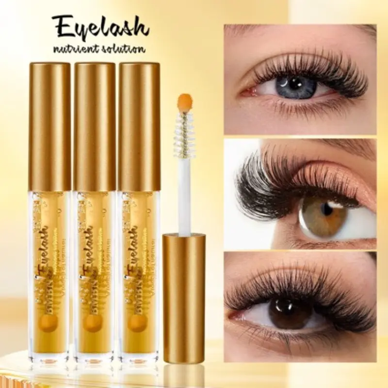 Natural Eyelash Growth Serum Lash Nutrient Boost Liquid to Grow Longer Thicker Voluminous Eyelashes Safe Daily Lash Care Serum