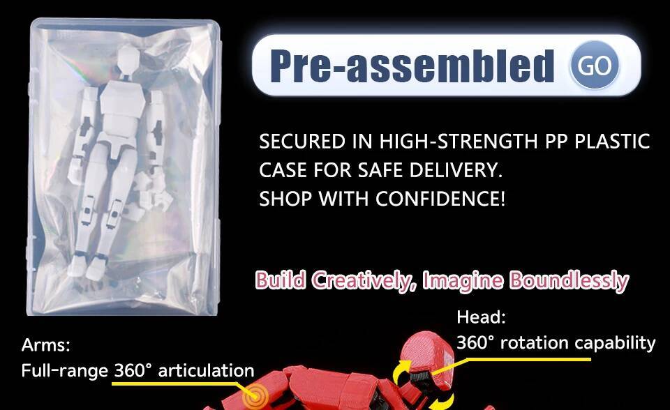 9L3D Printed Superheroes Invincible SuperMark Anime Multi-Jointed Shapeshift Toys Action Figures Mannequin Model Ornaments Gifts