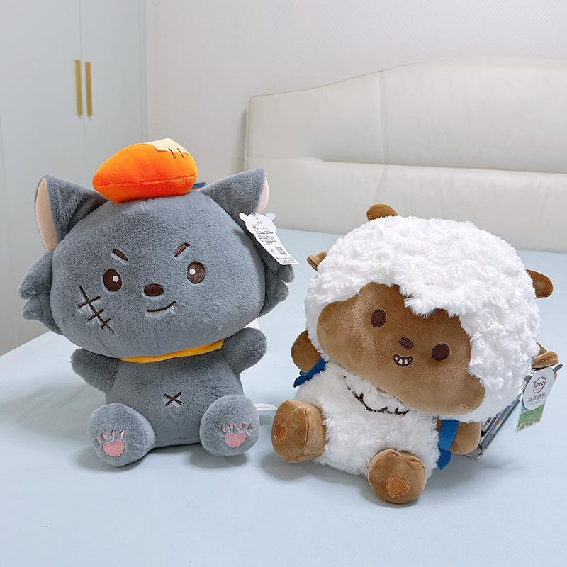 Hug Series Warm Sheep Dolls, Boiling Sheep Plush Toys, Beautiful Sheep Dolls, Little Gray Toys